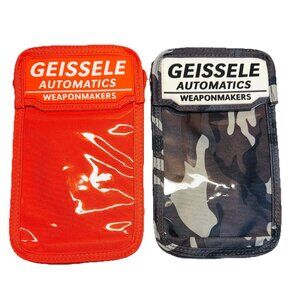 Geissele LOT OF 2 Badges Credential ID Holders Lanyard Camo Shot Show 2024